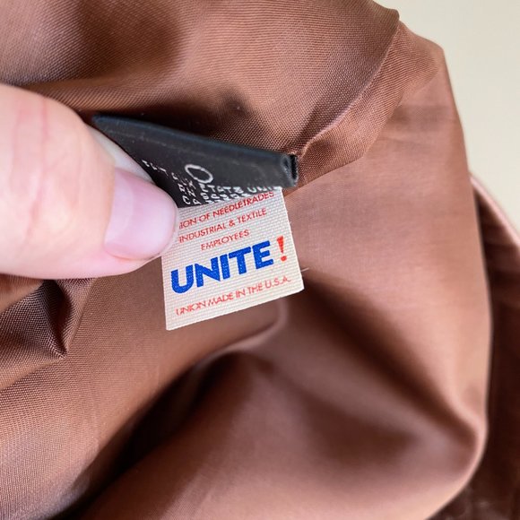 Ralph Lauren Vintage Black Label Croc Embossed Leather Skirt Union Made - Picture 8 of 10